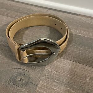 The Ritz Vintage Belt Tan Leather Size M